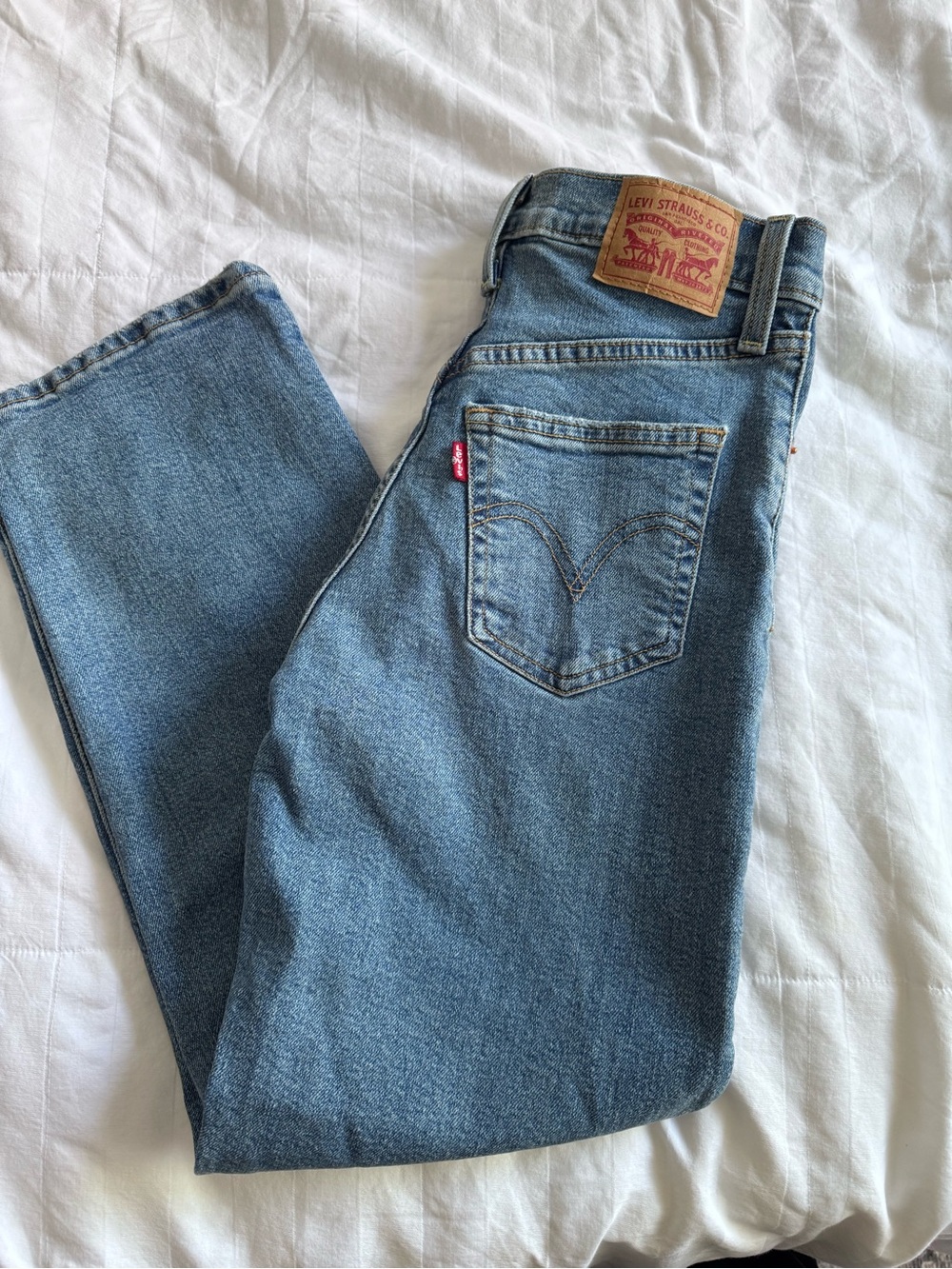 Levi's Blue Women's Ankle Crop Jeans